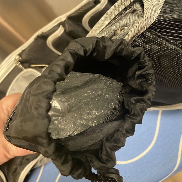 JJ Cole Collections Over The Shoulder Diaper Bag Sling Black & Gray Trav… - Picture 5 of 5